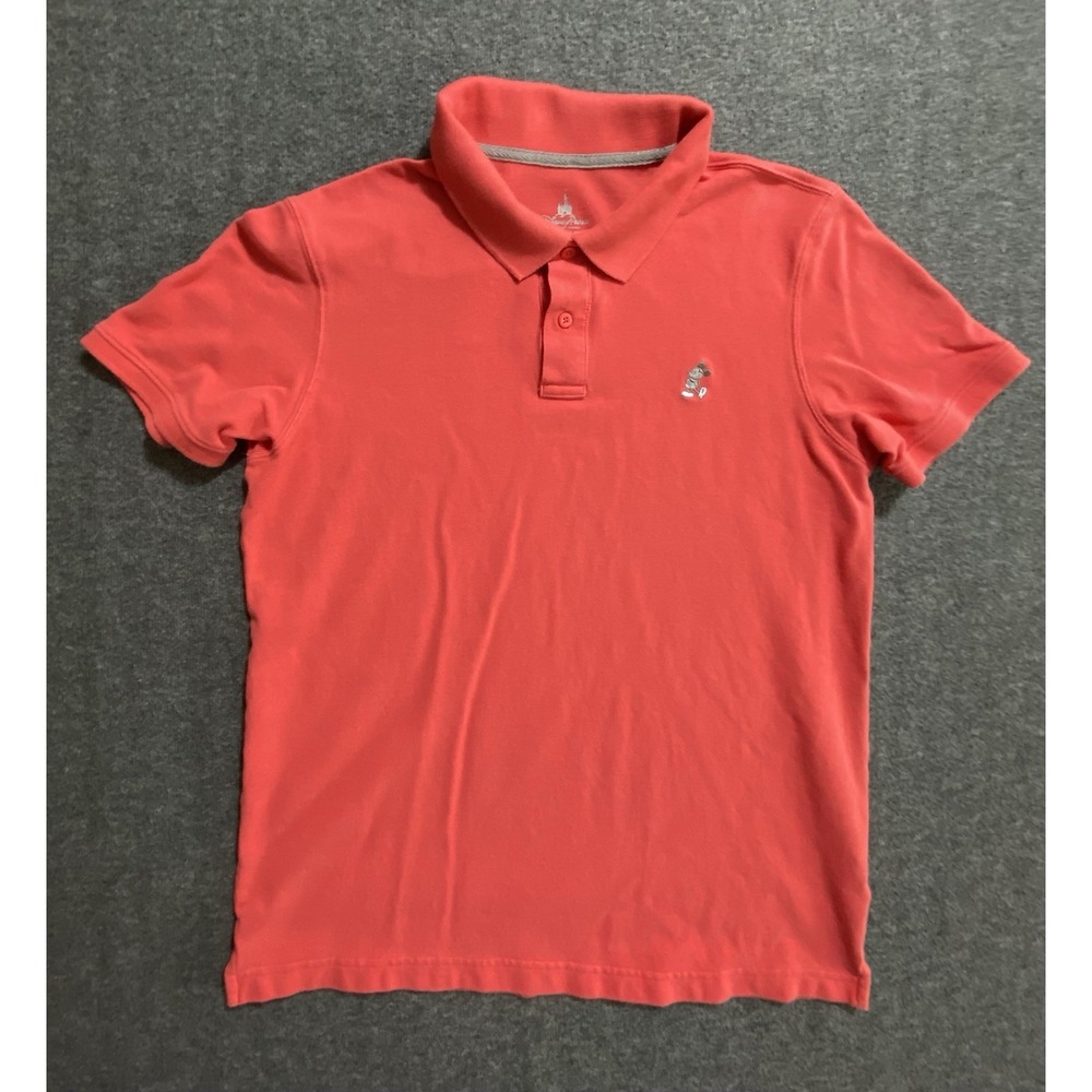 Disney Parks Authentic Relaxed Fit Mens Heathered Texas Rose Mickey Logo Size M